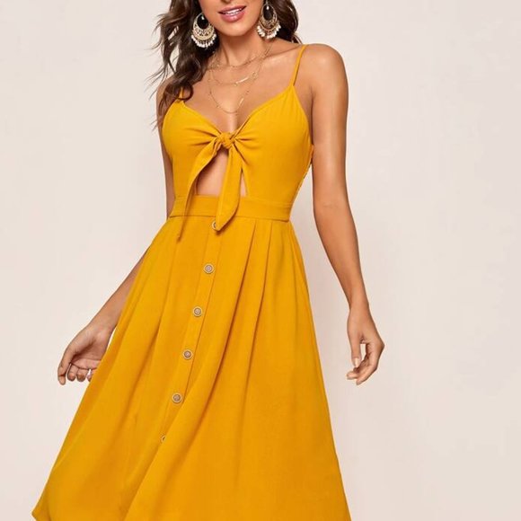 Monarch Fashion Dresses & Skirts - Women's Cut Out Midi Dress